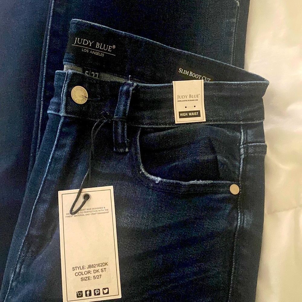 Judy Blue High Waist Slim Boot Cut Jeans